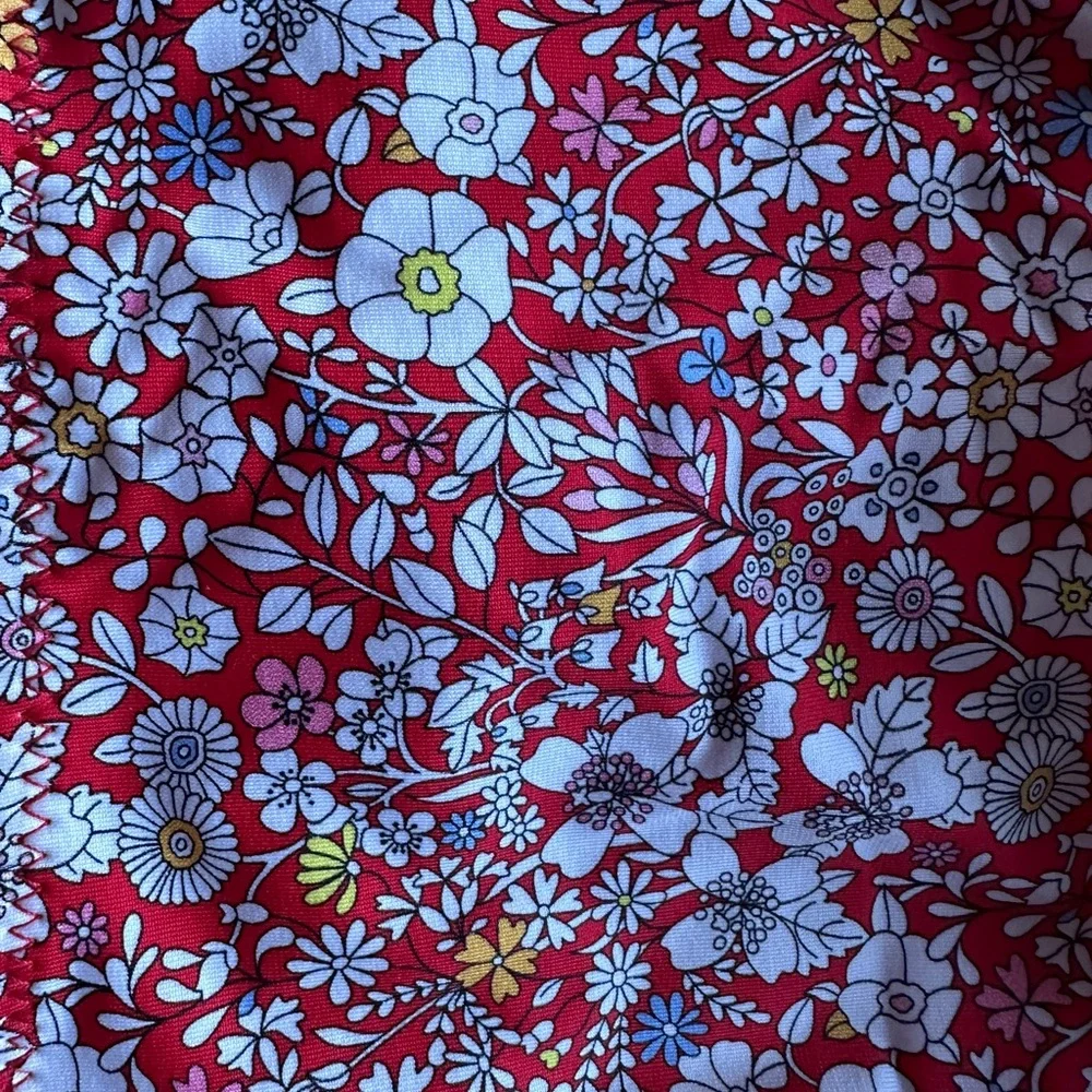 J. Crew Red Floral Bikini - Picture 3 of 3
